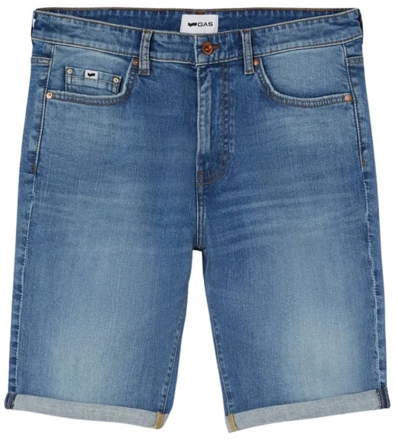 ΒΕΡΜΟΥΔΑ GAS ALBERT REV 3490-65678597, Χρώμα LIGHT DENIM