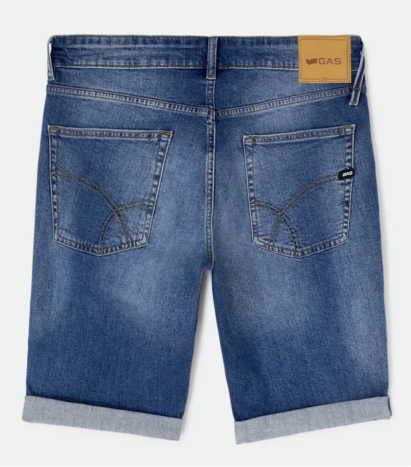 ΒΕΡΜΟΥΔΑ GAS ALBERT REV 3490-65678597, Χρώμα LIGHT DENIM