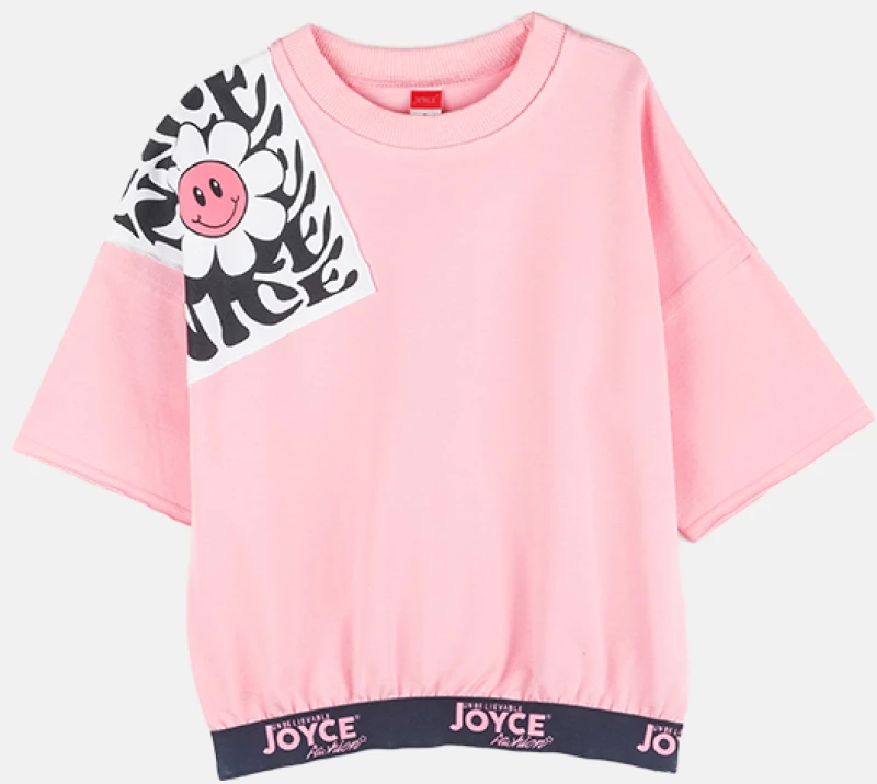 Σετ κολάν εποχιακό κορίτσι "Joyce fashion" ροζ (Ροζ )