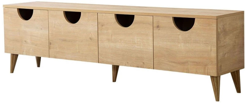Έπιπλο Τηλεόρασης Four Seasons 552NOS2436 180x35x50cm Oak