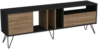 Έπιπλο Τηλεόρασης Mistico 875ZNA3058 180x35,5x58,7cm Walnut-Black