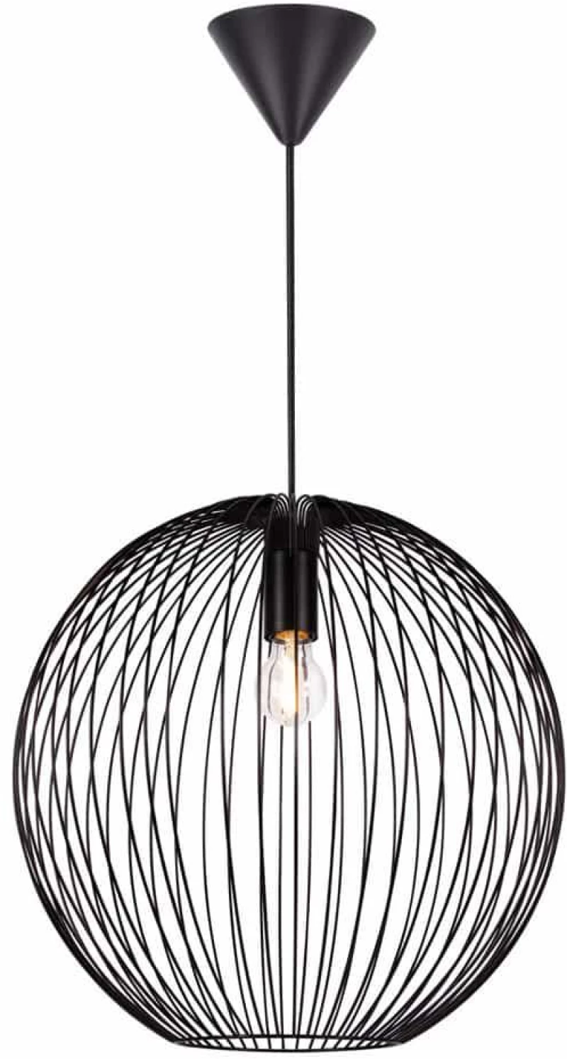 Φωτιστικό Οροφής Κρεμαστό Beroni 45 E27 43x45cm Black Nordlux