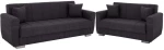 Σαλόνι Portman HM11747.03 (Σετ 2Τμχ) Διθέσιος & Τριθέσιος Dark Grey Ύφασμα