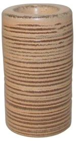 Κηροπήγιο Για Ρεσώ 003-123-076 7,5x7,5x13cm Brown Κεραμικό