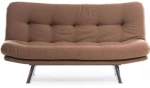 Καναπές - Κρεβάτι Τριθέσιος Misa 859FTN2830 175x52x40cm Light Brown
