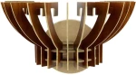 Φωτιστικό Τοίχου - Απλίκα 390FLH2121 32x22x19cm E27 60W Walnut Opviq