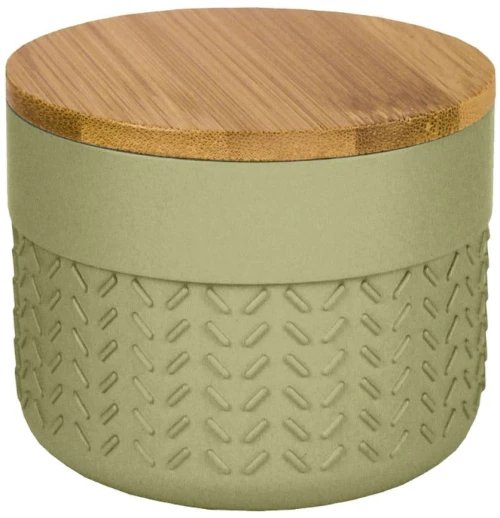 Βάζο Για Βαμβάκι Dash 8667 9,5x7,2cm 616 Dill Green Kleine Wolke Polyresin, Bamboo