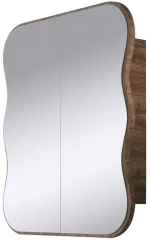 Καθρέπτης Μπάνιου Με Ντουλάπι Day Dream 552NOS1217 60x12x70cm Walnut Μοριοσανίδα