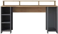 Γραφείο 893RAN3333 160x55x89,5cm Walnut-Anthracite