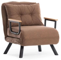 Πολυθρόνα - Κρεβάτι Sando 859FTN2822 60x78x78cm Light Brown