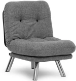 Πολυθρόνα - Κρεβάτι Misa Small 859FTN2839 70x78x85cm Light Grey
