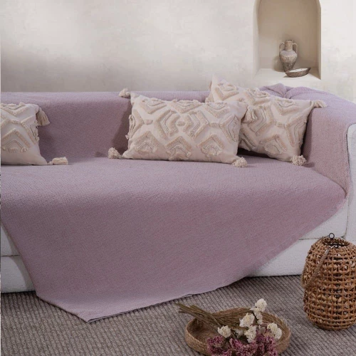 Ριχτάρι Betty Mauve Nef-Nef Διθέσιο 180x250cm 100% Βαμβάκι