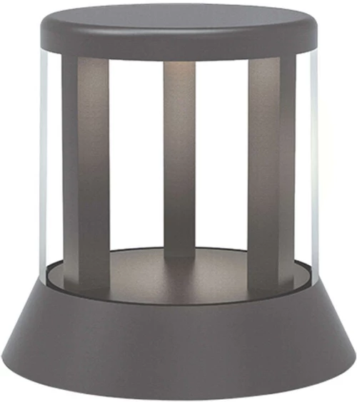 Φωτιστικό Δαπέδου E337 Φ15x15cm Led 557lm 8W 3000K Graphite