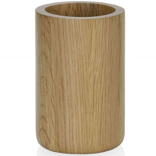 Ποτηροθήκη Modern AH-BA67103 Φ7x11cm Natural Andrea House Ξύλο