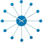 Ρολόι Τοίχου Funky Spider KA5977BB 40x4cm Bright Blue Karlsson Μέταλλο