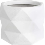 Κασπώ Δαπέδου Varenna 20742 Φ40x30cm White GloboStar Τσιμέντο