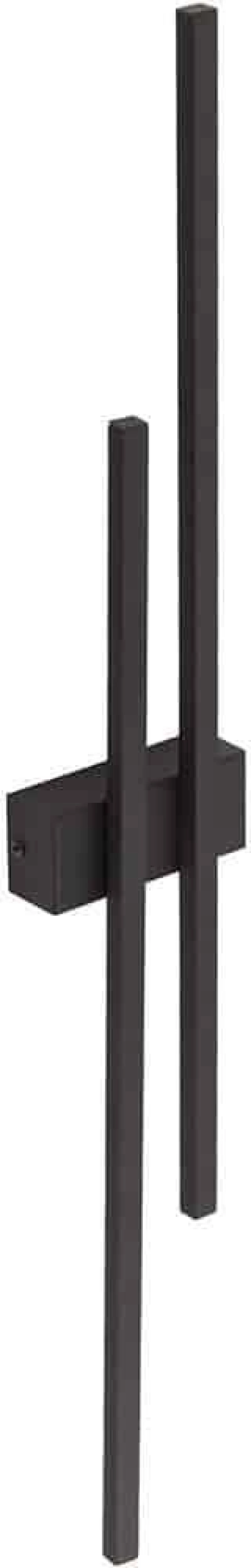 Φωτιστικό Τοίχου - Απλίκα Flash 6626 13x5,5x90cm 2xLed 30W Black TK Lighting