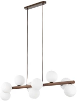 Φωτιστικό Οροφής - Ράγα Estera 10273 117x28x125cm 9xG9 8W Walnut-White TK Lighting