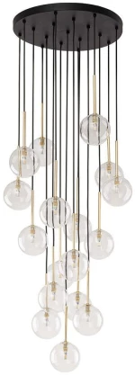 Φωτιστικό Οροφής Nilos 5945 52x52x145cm 17xG9 6W Black-Gold TK Lighting