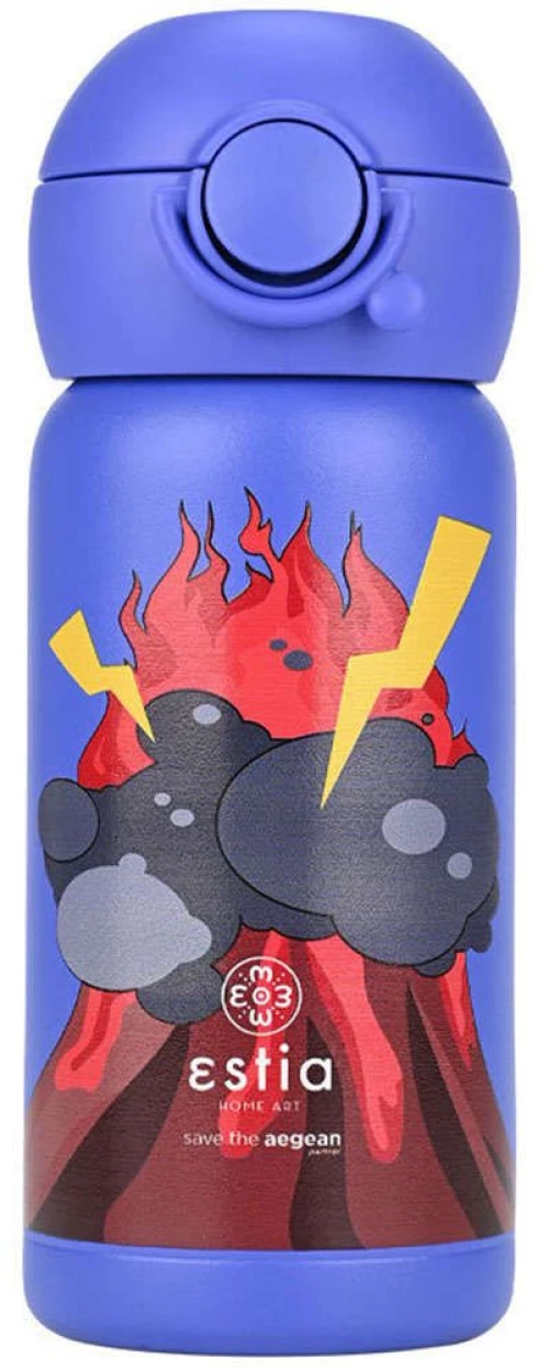 Παγούρι Παιδικό Ισοθερμικό Lava Splash 01-23508 350ml Multi Estia 350ml Ανοξείδωτο Ατσάλι