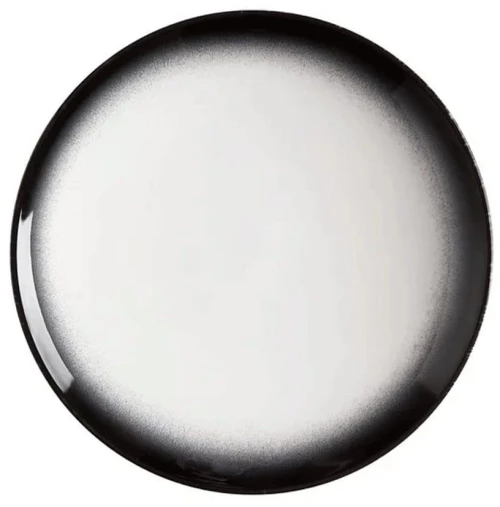 Πιάτο Φρούτου / Γλυκού Coupe Granite Caviar AX0251 20cm White-Black Maxwell&Williams Πορσελάνη