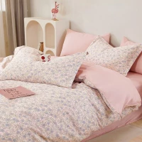Πάπλωμα Taryn (Σετ 3τμχ) Pink Ρυθμός Υπέρδιπλο 220x240cm 100% Βαμβακοσατέν