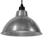 Φωτιστικό Οροφής Louve Silver 01178 GloboStar Μέταλλο