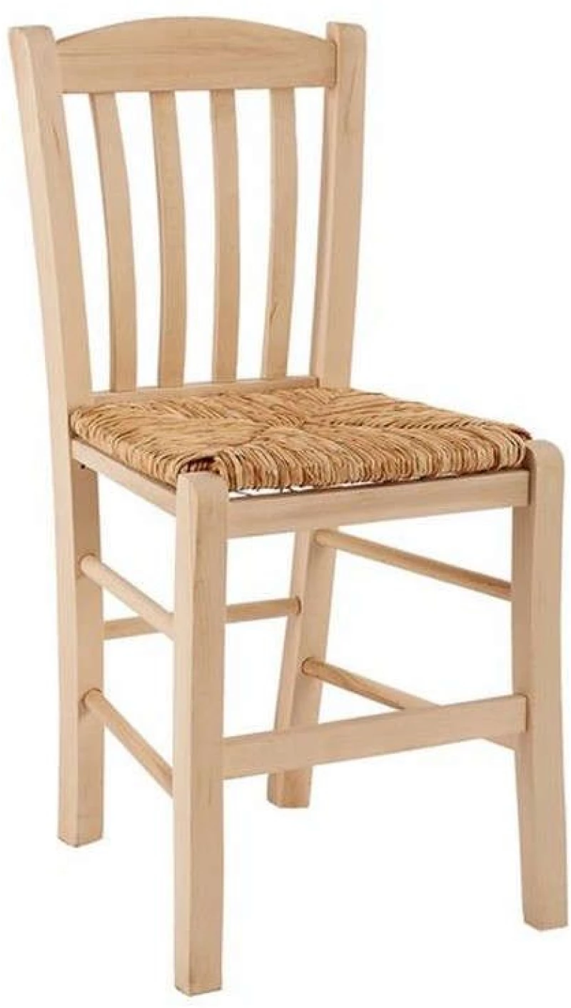Καρέκλα Καφενείου Με Ψάθα 41x35x89 HM10376.02 Natural Ξύλο,Ψάθα