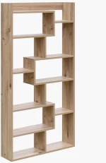 Βιβλιοθήκη Kuttap 854KLN4307 90x22x182cm Pine