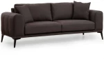 Καναπές Τριθέσιος Kenzo 560ARE1888 235x90x80cm Grey