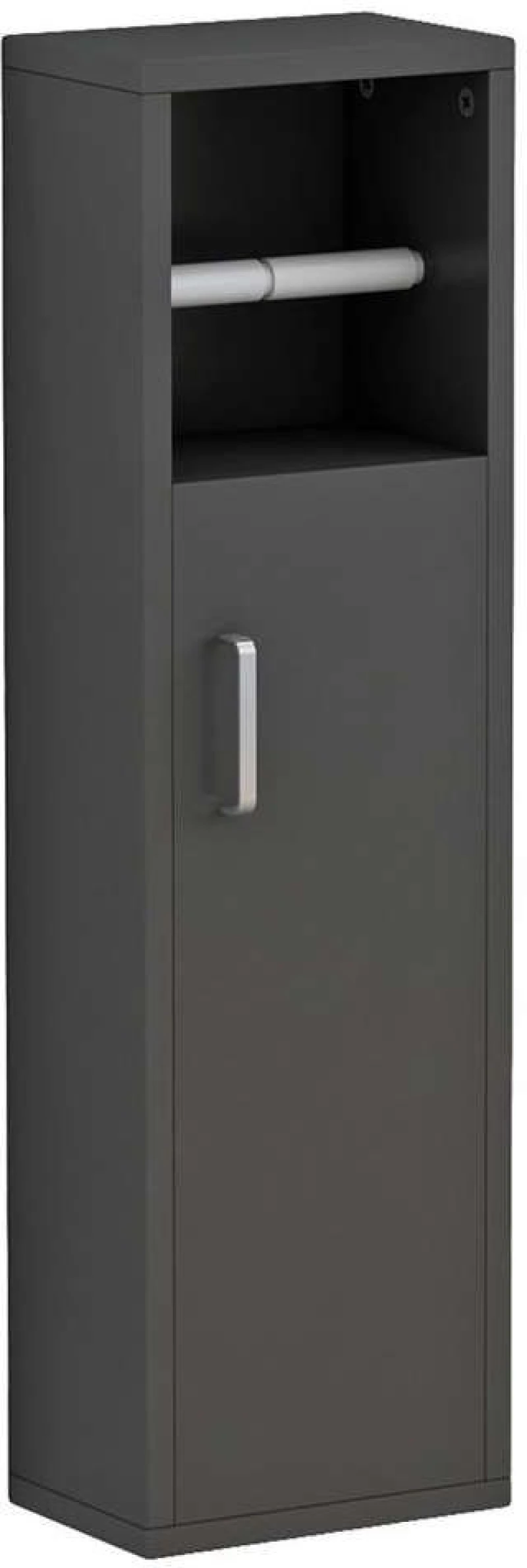 Ντουλάπι Μπάνιου Με Χαρτοθήκη Damien HM9025.11 20x13x70cm Anthracite Μελαμίνη