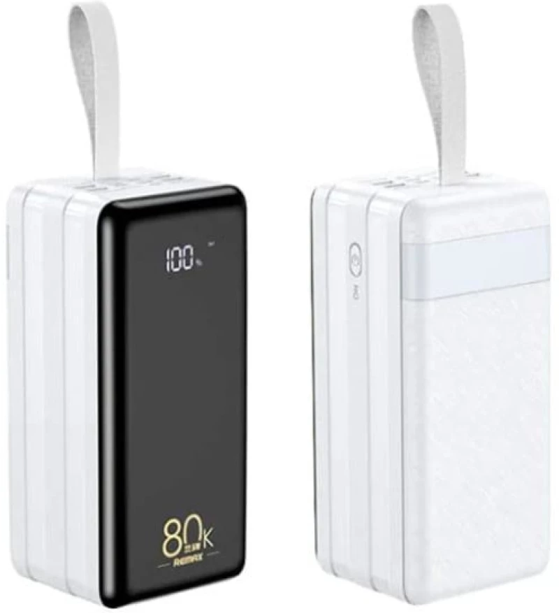 Remax 80.000mAh Powerbank RPP-291 Quick Fast Charging σε Λευκό Χρώμα