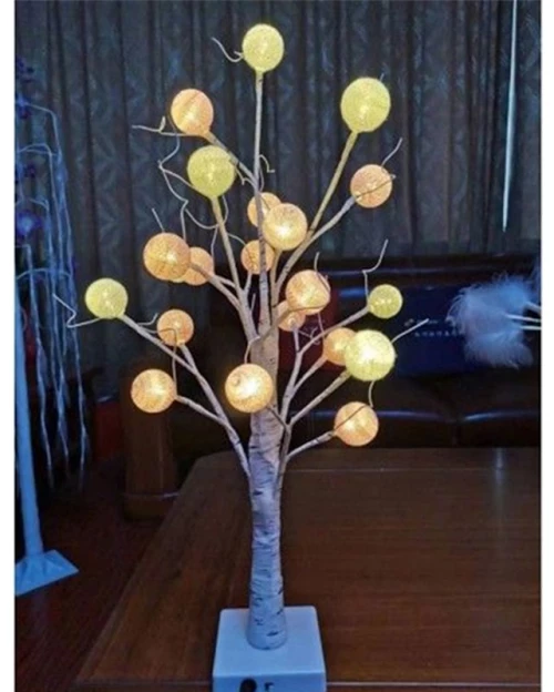 LED Επιτραπέζιο Φωτιστικό Δέντρο με Μπάλες String Ball Lights