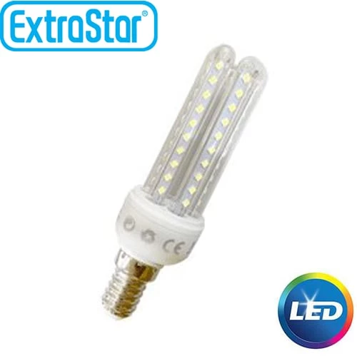 Λαμπτήρας LED ExtraStar 12W E14 με Ψυχρό Φως