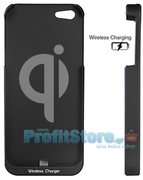 Θήκη Ασύρματης Φόρτισης Qi Wireless Charging Case για iPhone 4,4S Black