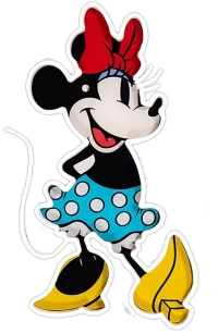 Yellowpop Διακοσμητικό Φωτιστικό Τοίχου LED Neon Disney Minnie Full Body 24.5X37.3cm USB A Cable YPDI-MIN-FBO