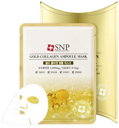 SNP Gold Collagen Ampoule Mask (1ea)