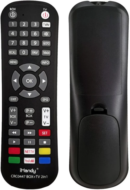 Universal Τηλεχειριστήριο Τηλεόρασης και TV Box iHandy CRC0447 Μαύρο