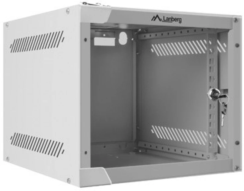LANBERG WALL-MOUNTED 10" RACK CABINET 4U (280X310, GRAY)