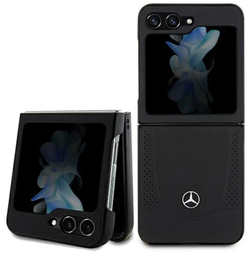 Mercedes Leather Urban Line - Samsung Z Flip 5 Case (black)