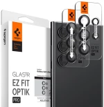 Spigen Optik.TR EZ Fit Camera Lens Protector 2-Pack - Lens protection glass for Samsung Galaxy S24 Ultra (2 pcs) (Black)