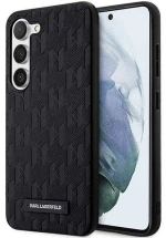 Karl Lagerfeld Saffiano Monogram Metal Logo - Case Samsung Galaxy S24 (czarny)