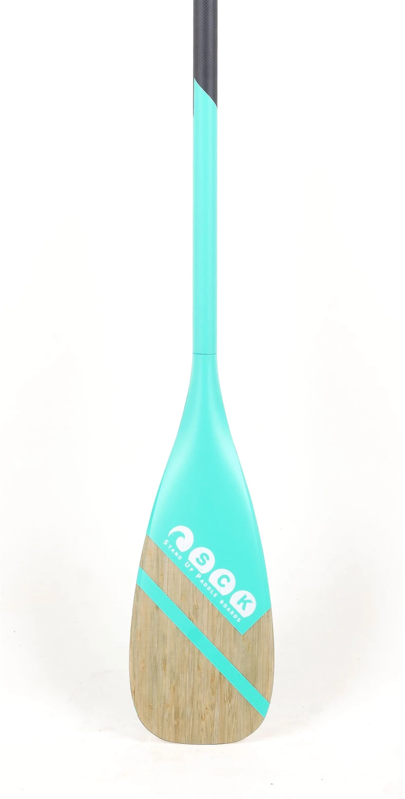 Κουπί SUP ρυθμιζόμενο 160-215cm Full Carbon με Bamboo λεπίδα - Silica SCK