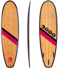 Σανίδα surf EPX Bamboo 6 4" Black-Ruby SCK