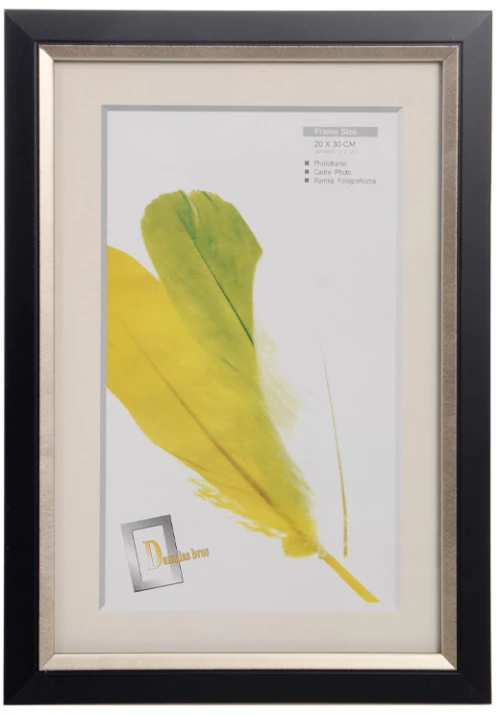 Κορνίζα ξύλινη για φωτογραφίες μεγέθους 20x30 σε Μαύρο χρώμα GCM2062MBS 20x30 | 10.3080