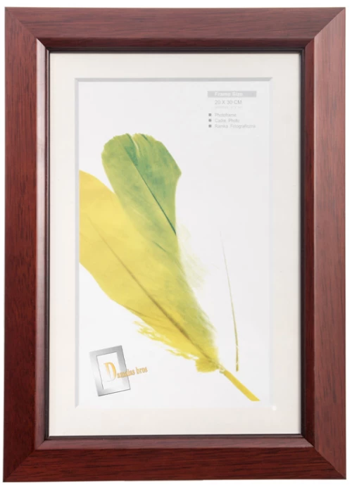 Κορνίζα ξύλινη για φωτογραφίες μεγέθους 20x30 σε Kαστανοκόκκινο  χρώμα SMW3088BUR 20x30 | 10.3074