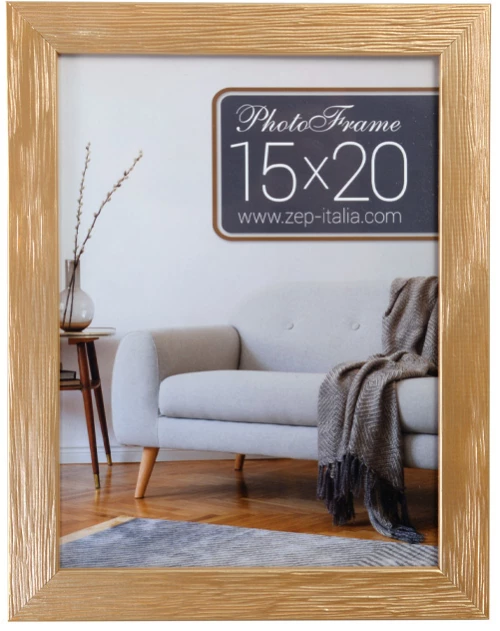 Koρνίζα ξύλινη zep-Italia Lienz Gold σε μέγεθος 15x20 Χρυσαφί ZEP V668 | 10.8005