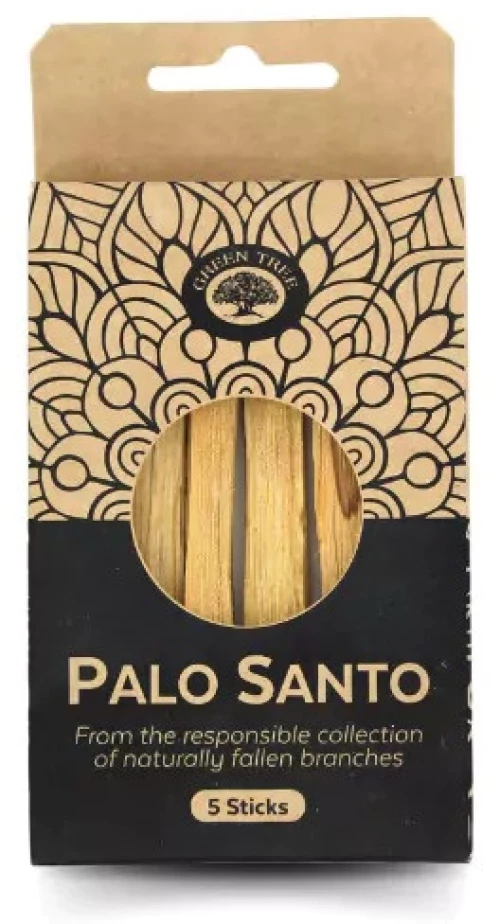 Αρωματικό Θυμίαμα Iερό ξύλο Green Tree Natural Palo Santo 5 Sticks