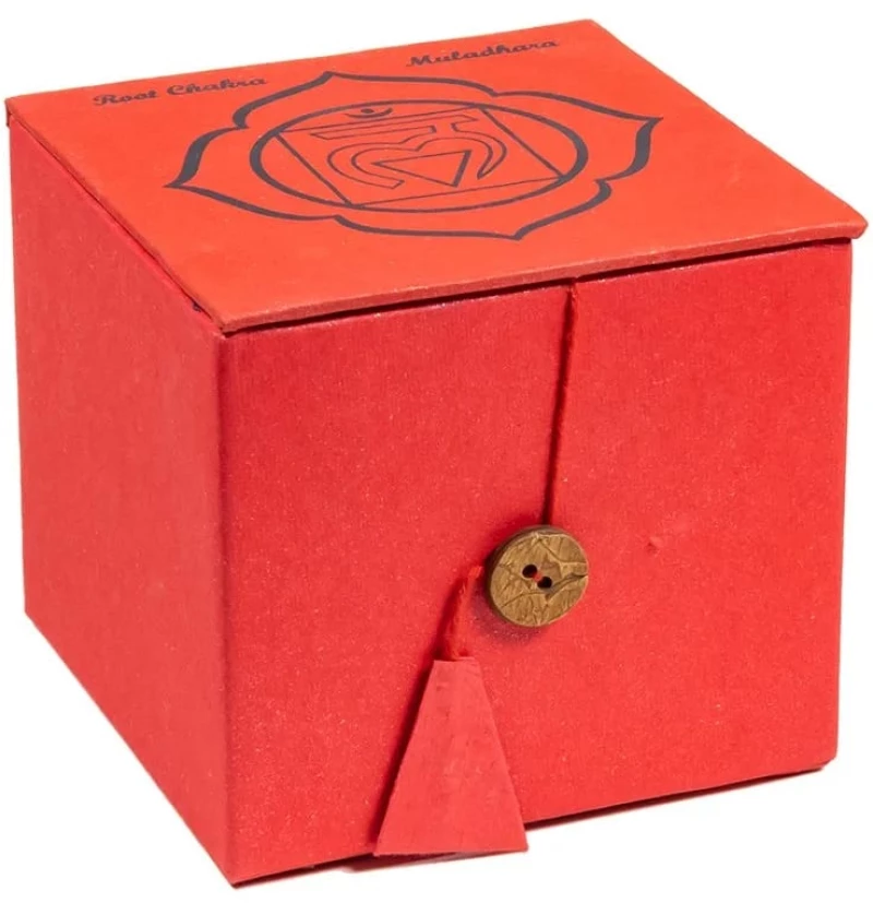 Gift Set Μπολ Διαλογισμού - Singing Bowl Muladhara Root Chakra 8cm