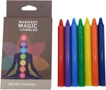 Seven Chakra Manifest Magic Candles - Set με Επτά Κεριά